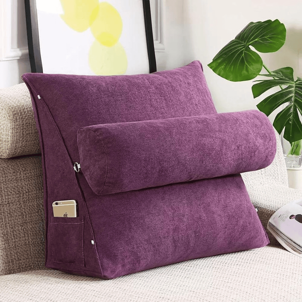 Back Support Cushion - Purple