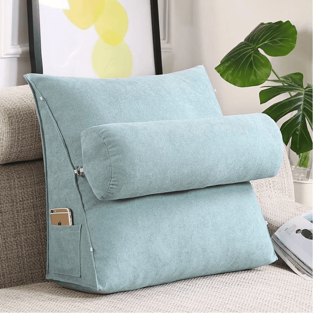 Back Support Cushion - Aqua Blue