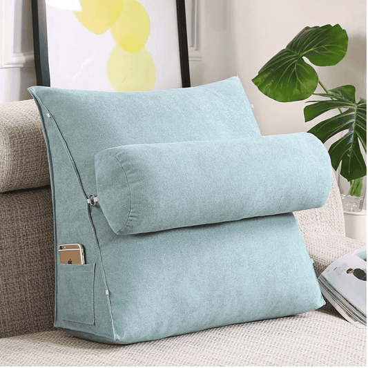 Back Support Cushion - Aqua Blue