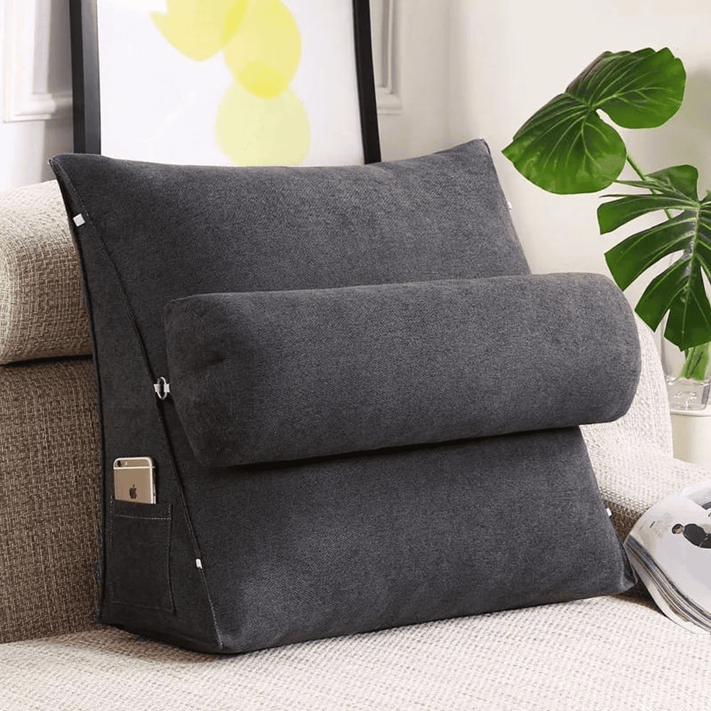 Back Support Cushion - Dark Grey