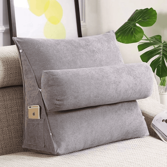 Back Support Cushion - Grey