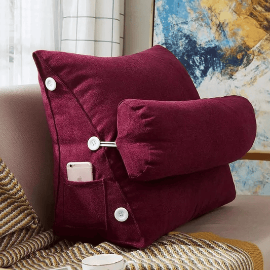 Back Support Cushion - Maroon