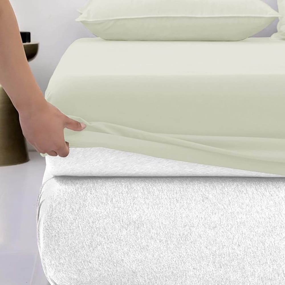 Cotton_fitted_sheet_-_Ivory_Color