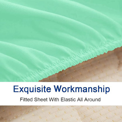 Fitted_bed_sheet_seafoam_green_color