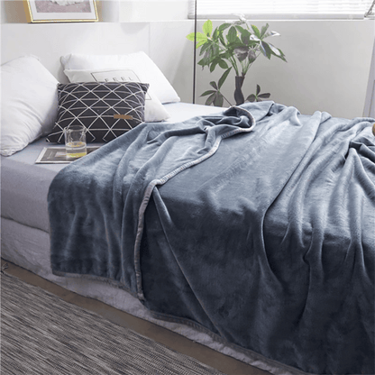 Ultra Soft & Cozy Fleece Blanket – Grey