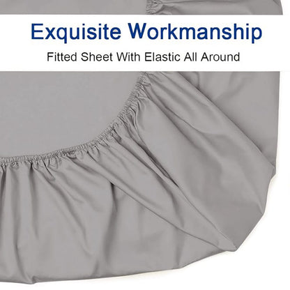 Grey_Color_Fitted_Sheet