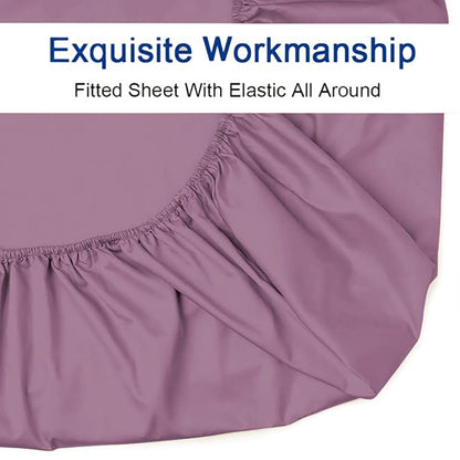 Mauve_Color_Fitted_Sheet