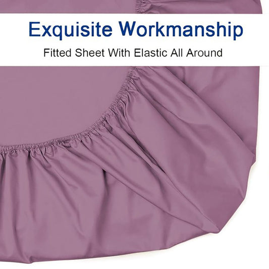 Mauve_Color_Fitted_Sheet
