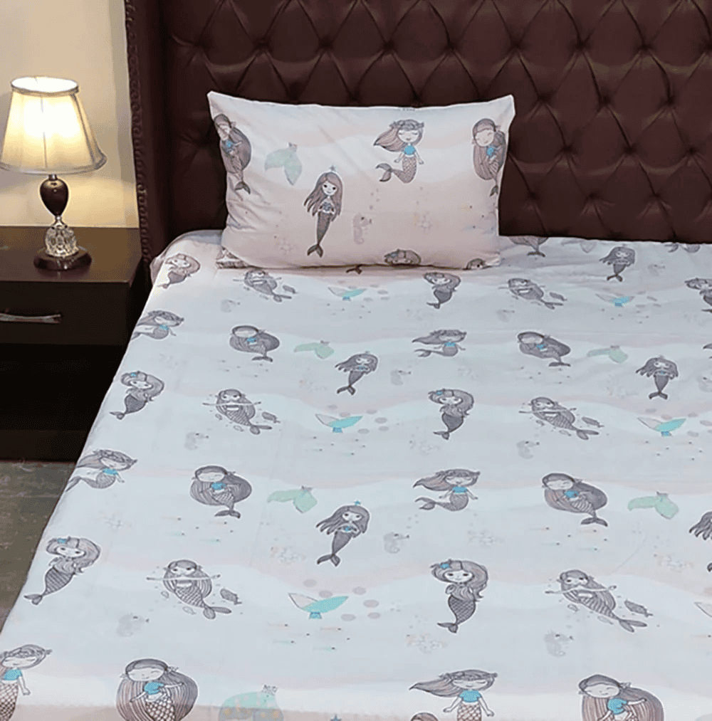 Mermaid Kids & Crib Bed Sheet