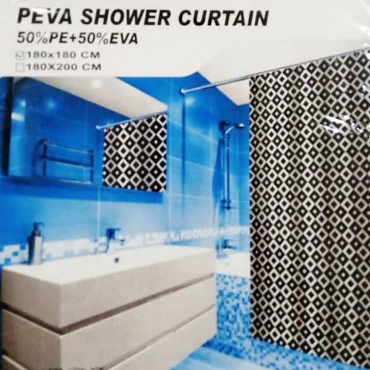 PEVA Waterproof Bathroom Shower Curtain – Dark Brown