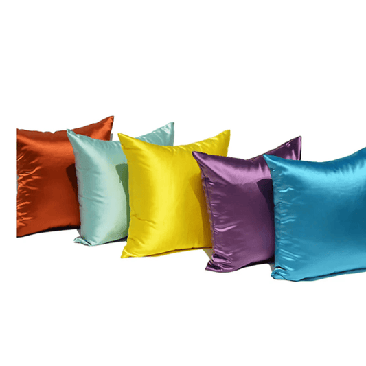 Pack of 5 Premium Silk Cushion Covers