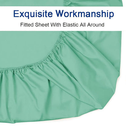 Seafoam_Color_Fitted_Sheet
