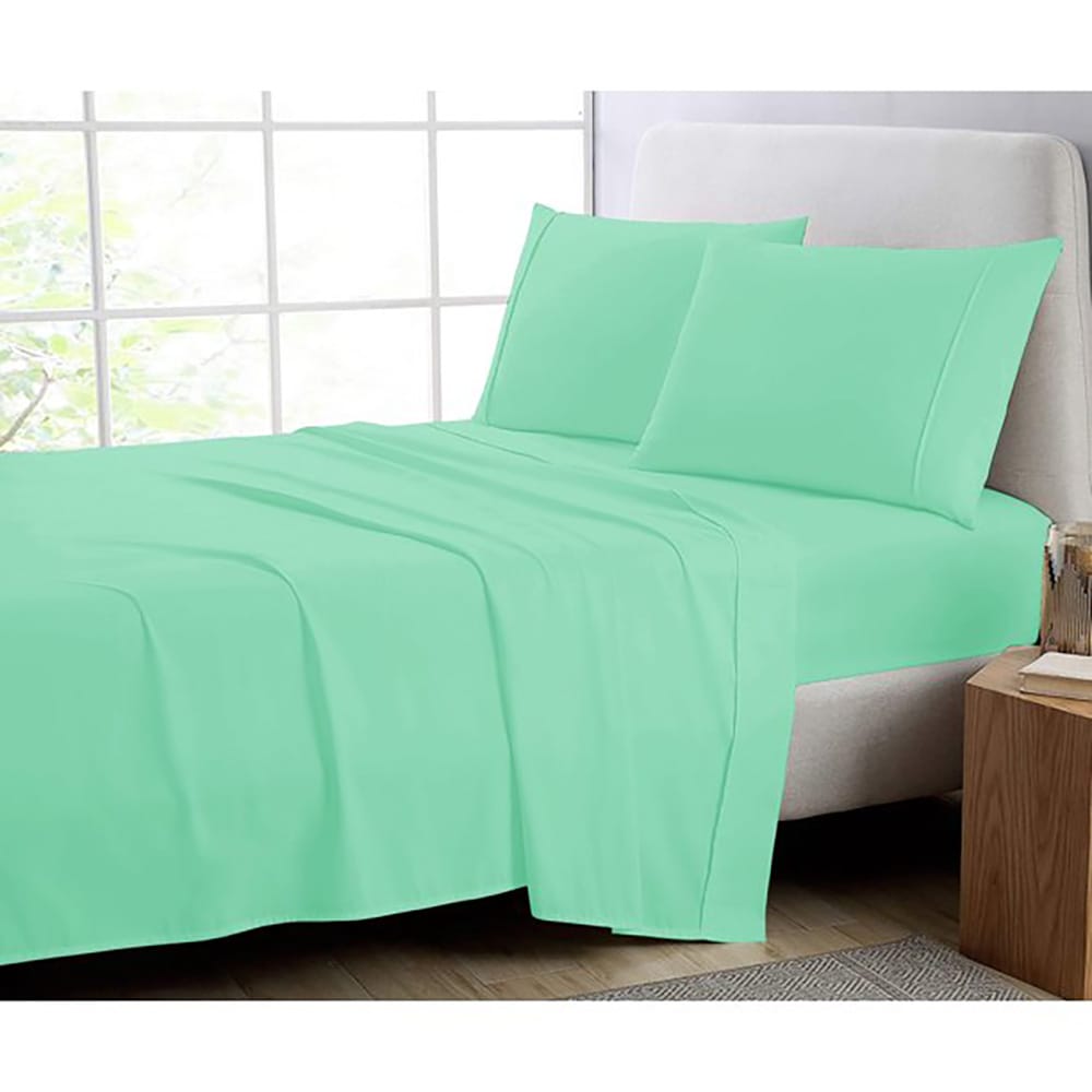 Seafoam_Green_Cotton_fitted_sheet