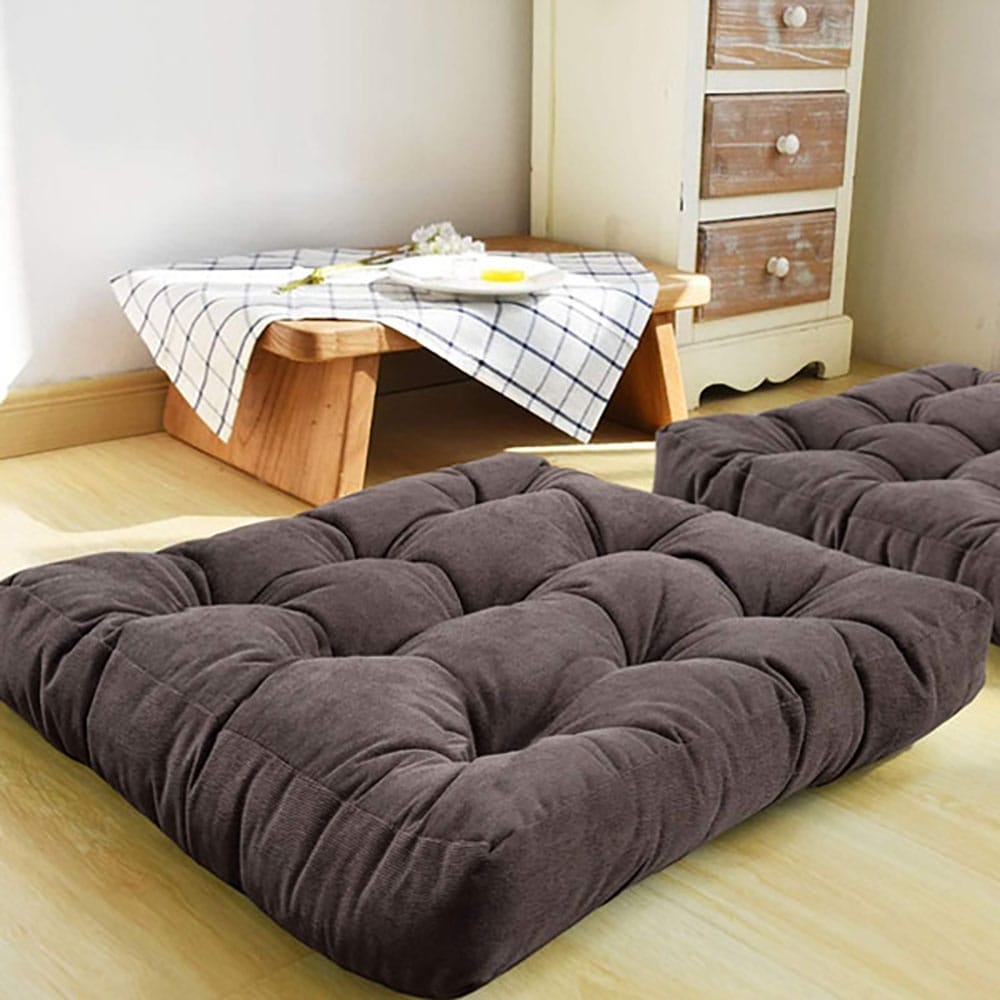 Square-Shape-Velvet-Floor-Cushions-Dark-Grey