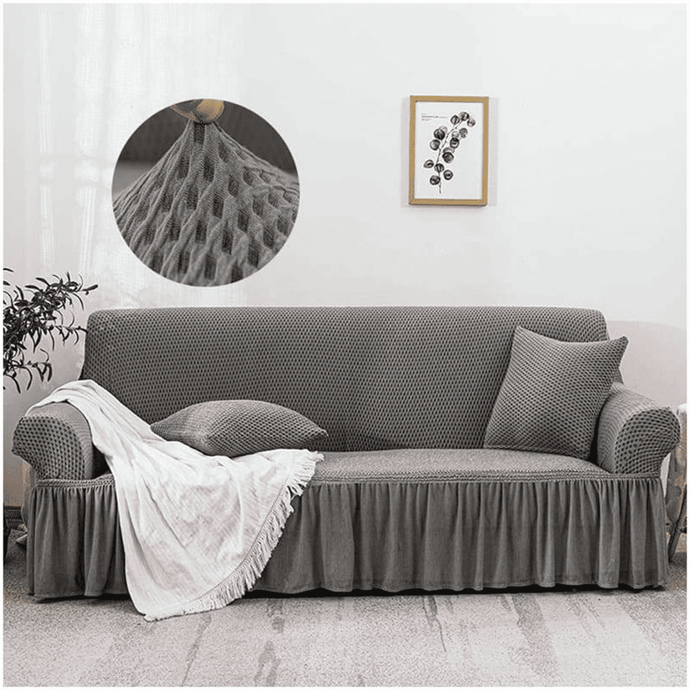 Turkish Mesh Sofa Cover - Grey