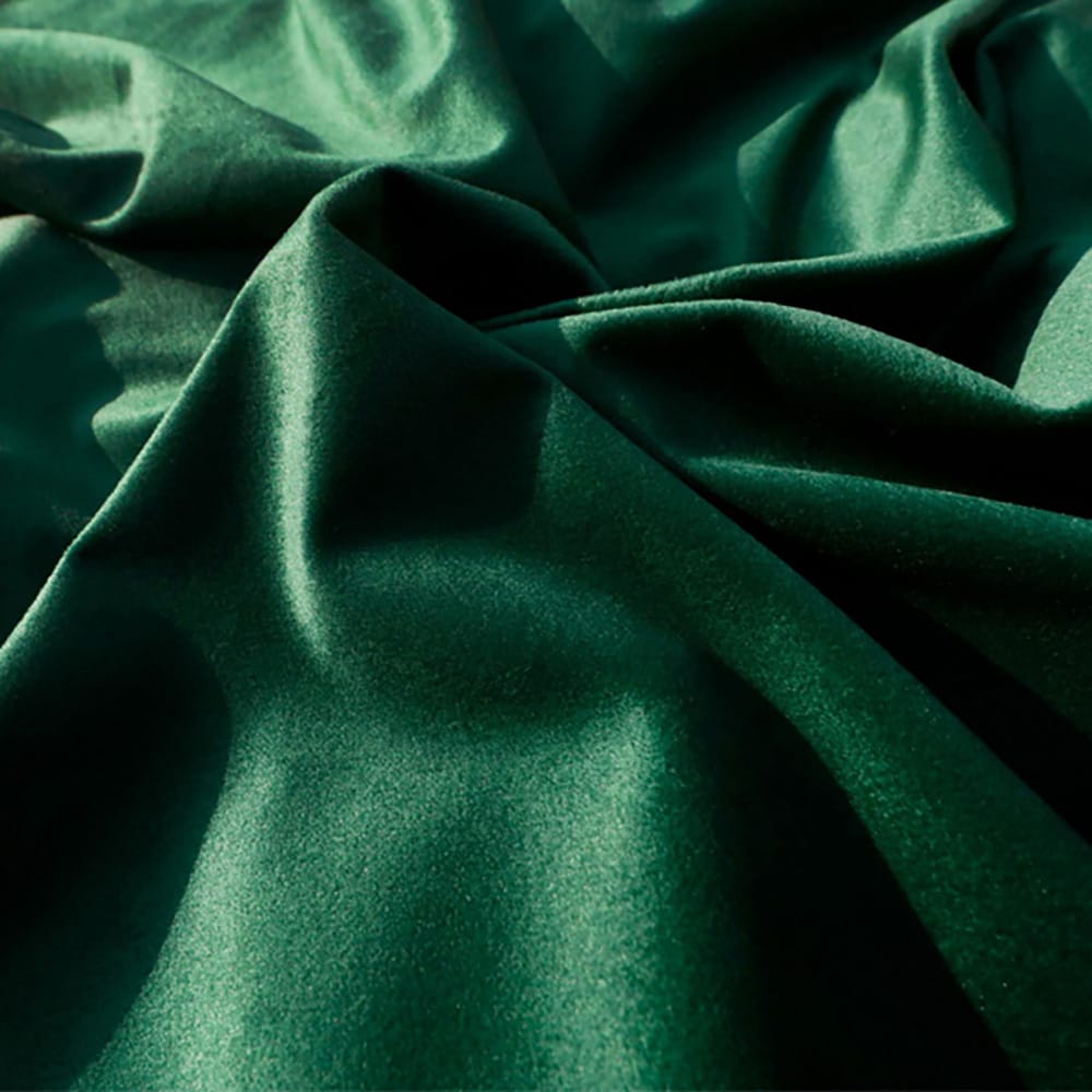 Velvet Quilt Cover - Green