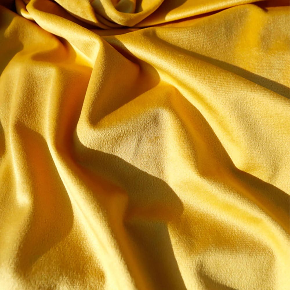 Velvet Quilt Cover - Yellow