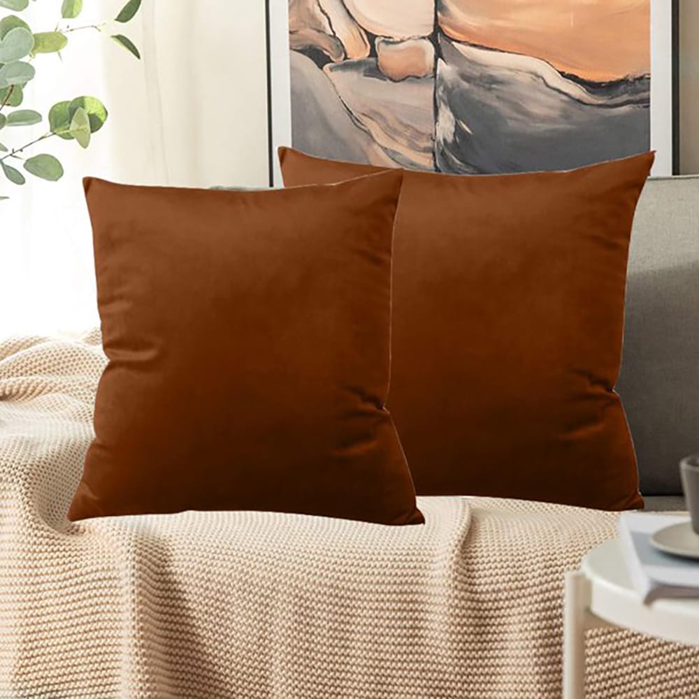 cushion cover brown