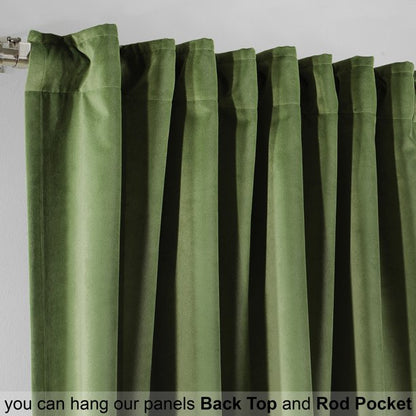 olive_green_velvet_curtain