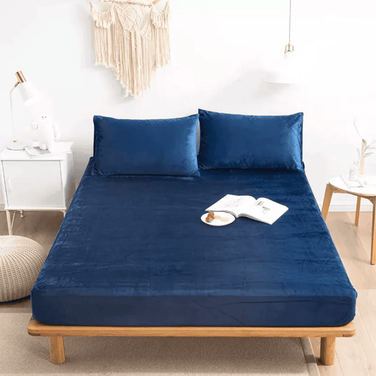 velvet_fitted_sheet_dark_blue
